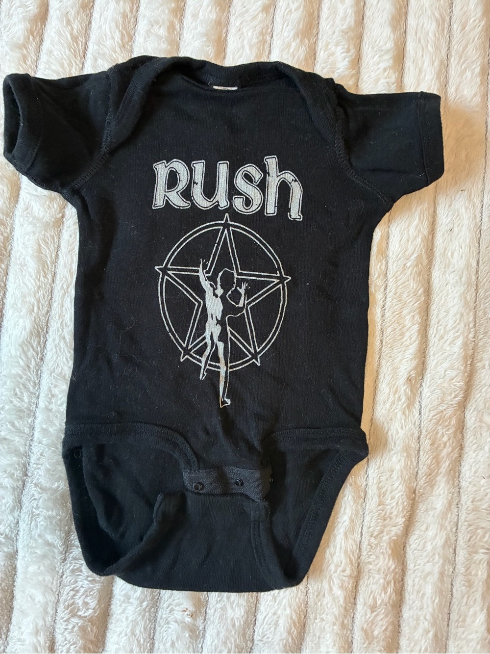 Rush Band Onesie | Black | Size 6M - Picture 1 of 2